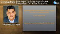 Demystifying The Guided Implant Surgery Process: From Plan to Final Restorations Webinar Thumbnail