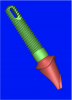 Figure 19b  A patient-specific abutment was designed in the software directly from the CT data.
