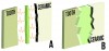 Figure 7. Luting a ceramic restoration can be done via adhesive bonding through a chemical bond (A) or with traditional cementing through micromechanical retention (B).