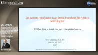 21st Century Periodontics: Laser Dental Procedures the Public is Searching For Webinar Thumbnail