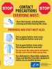 Fig 2. CDC printable sign for contact precautions. Image reproduced with permission from the Centers 
for Disease Control and Prevention. Available from https://www.cdc.gov/infectioncontrol/pdf/contact-
precautionssign-P.pdf.